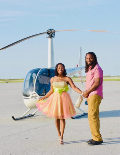 Couple by Helicopter